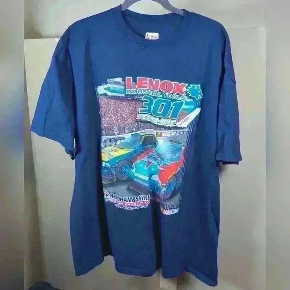 Lenox 301 New Hampshire Motor Speedway T  Shirt 2008 Nascar 2XL - Double Sided - Picture 1 of 8